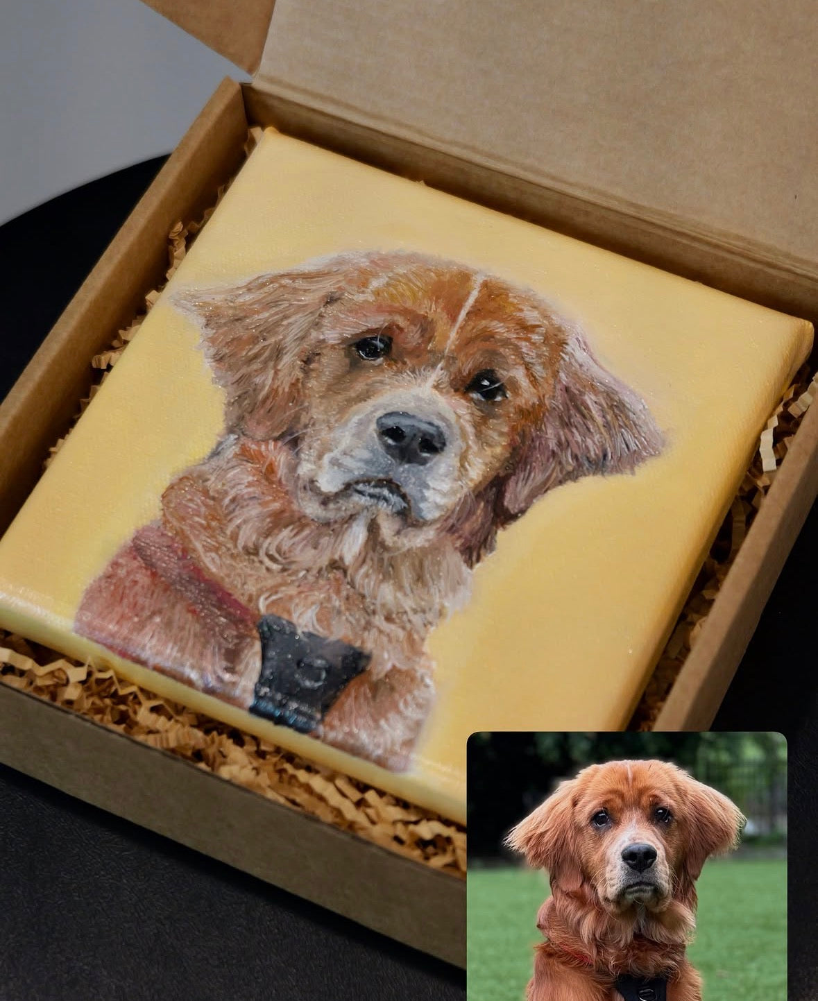 Custom Mini Pet Portrait (6"x6")