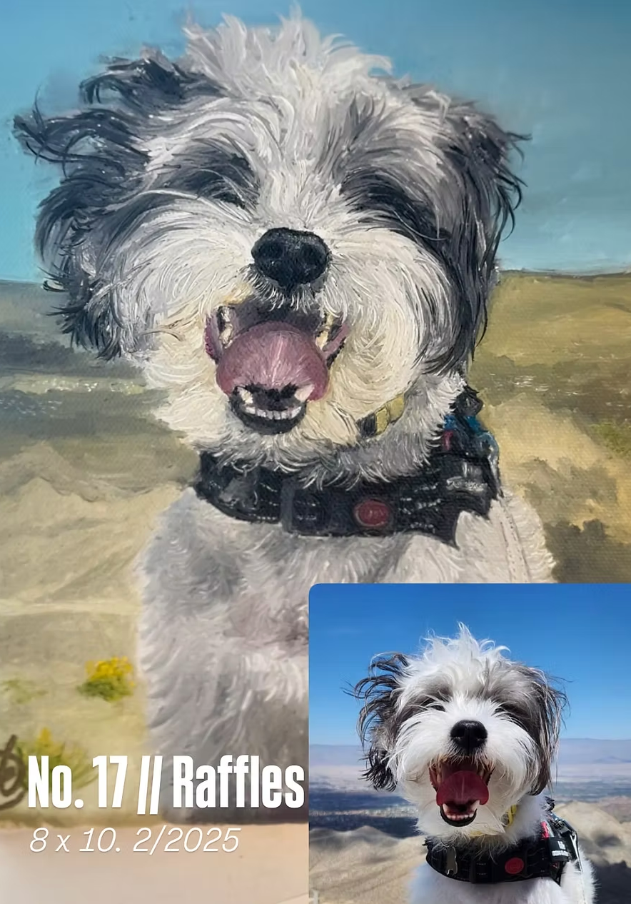 Custom Pet Portrait 8"x10"